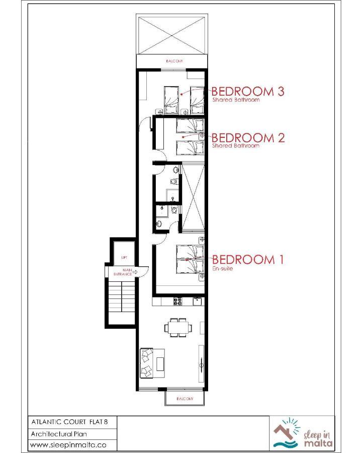 F8 Modern And Bright Apartment In Malta Msida Exterior photo